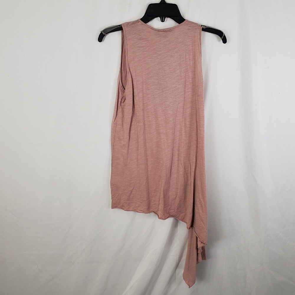 BLACK ORCHID Asymmetrical Pink Tank Top - Picture 2 of 2